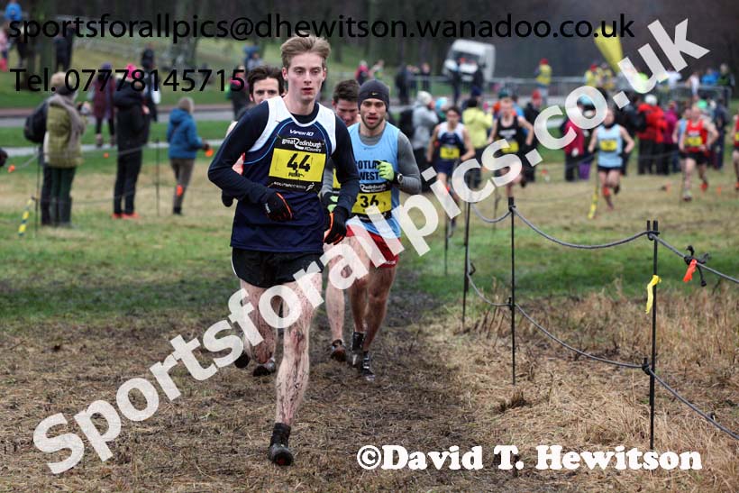 Celtic Nations senior and junior mens Great Edinburgh Cross Country. Photo: David T. Hewitson/Sports for All Pics